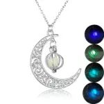 Luminous Moon Stone Healing Pendant Necklace - Image 11