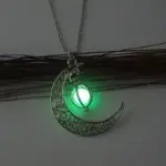Luminous Moon Stone Healing Pendant Necklace - Image 3