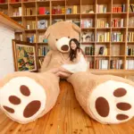 Giant Teddy Bear Plush Toy Huge Soft Toys Leather Shell - Image 2