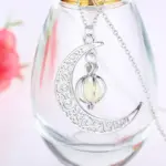 Luminous Moon Stone Healing Pendant Necklace - Image 13