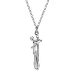 Silver Hug Necklace (With Ring) - Image 6